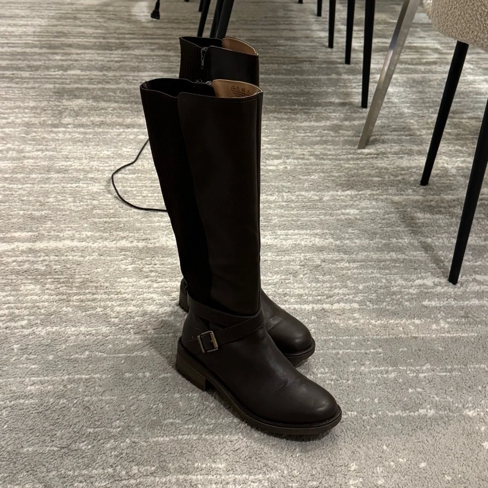Life Stride Karter Dark Brown Over the Knee Boots